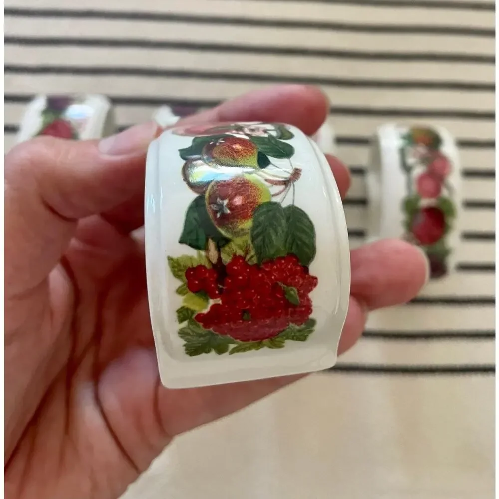 Portmeirion Pomona Napkin Rings Set/5